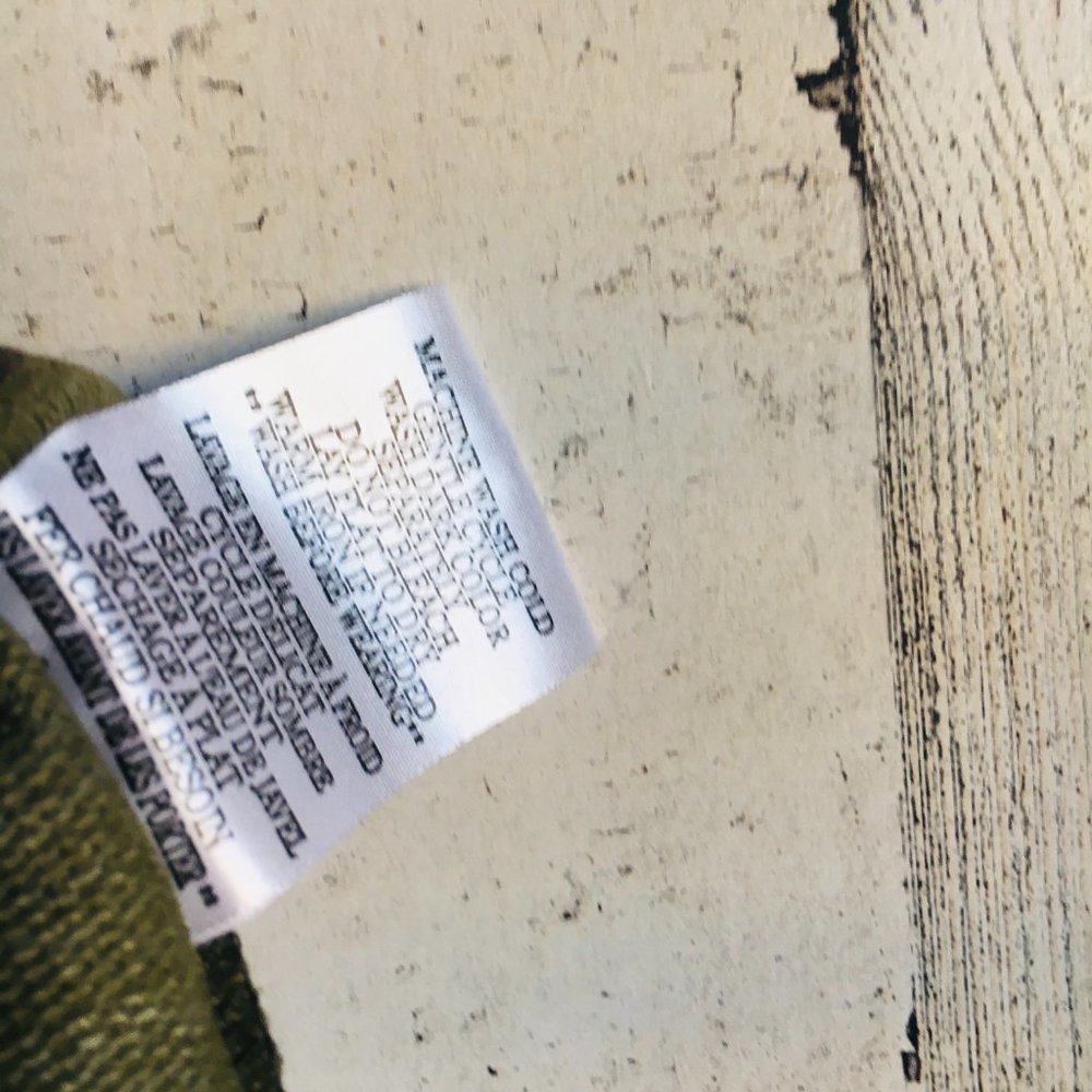 NWT Z Supply Camo Sweatshirt The Weekender Distressed Boho Side Slits S - Picture 9 of 13